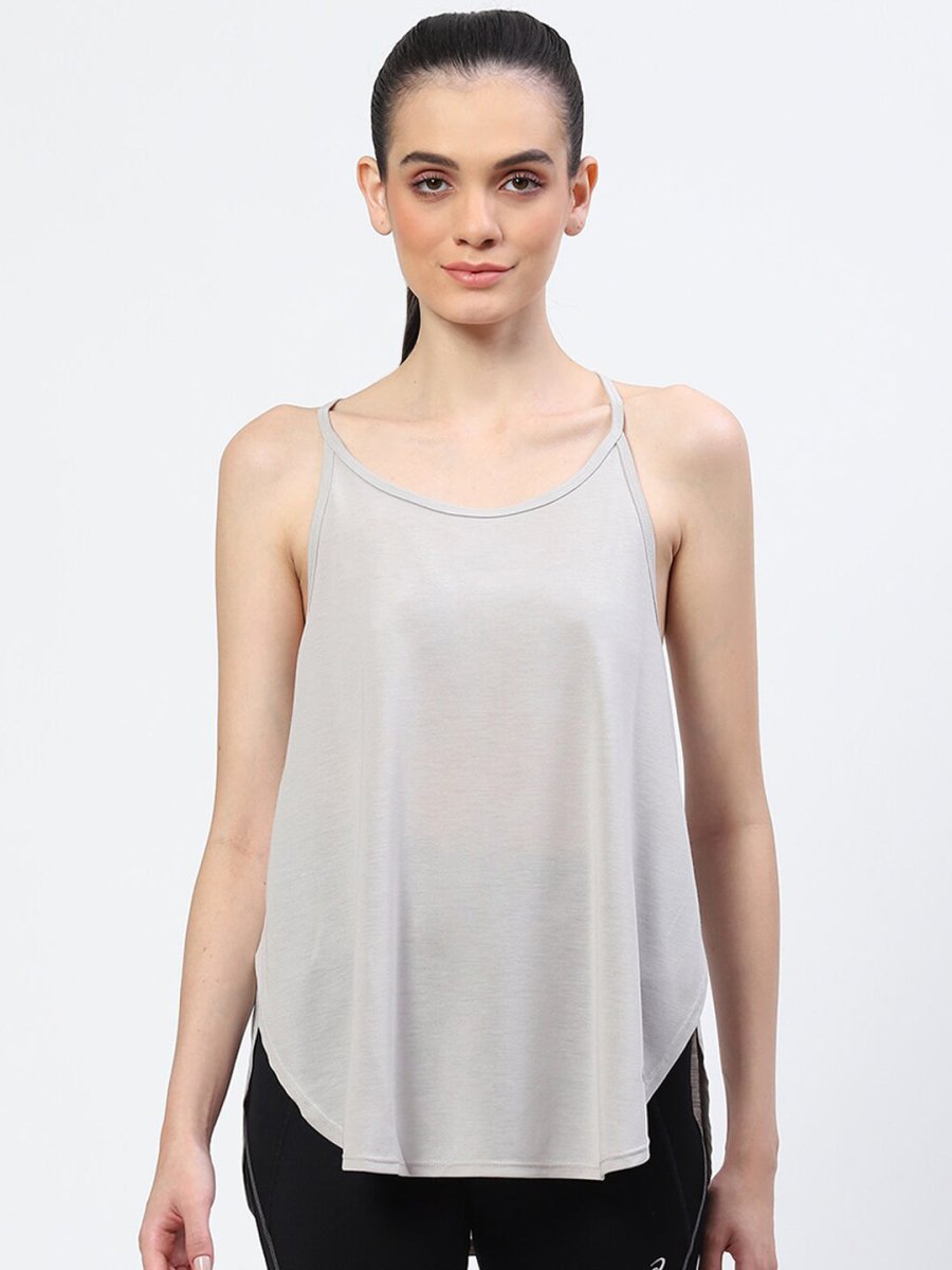 ASICS Women Slit Sleeveless Tshirt | Grocsy
