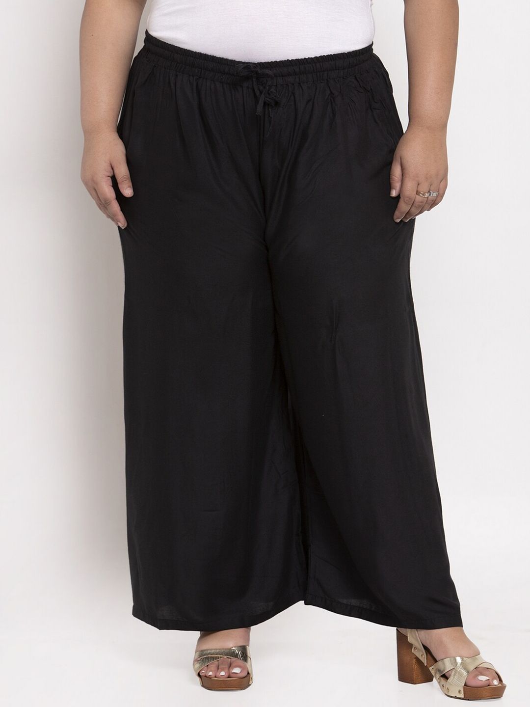 TAG 7 Women Wide Leg Palazzos | Grocsy