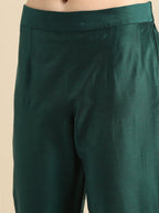 All About You Women Green Kurta with Trousers | Grocsy
