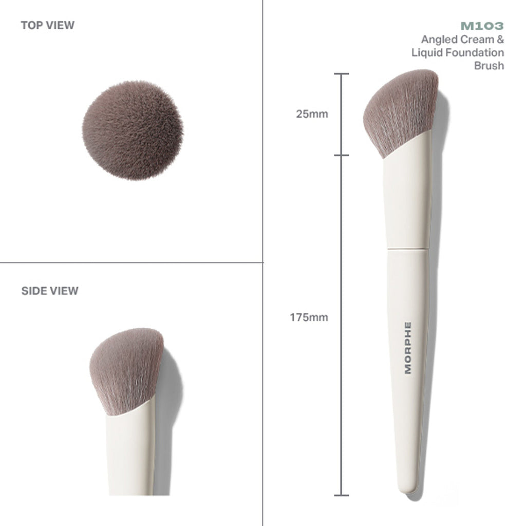 MORPHE M103 Angled Cream & Liquid Foundation Brush | Grocsy
