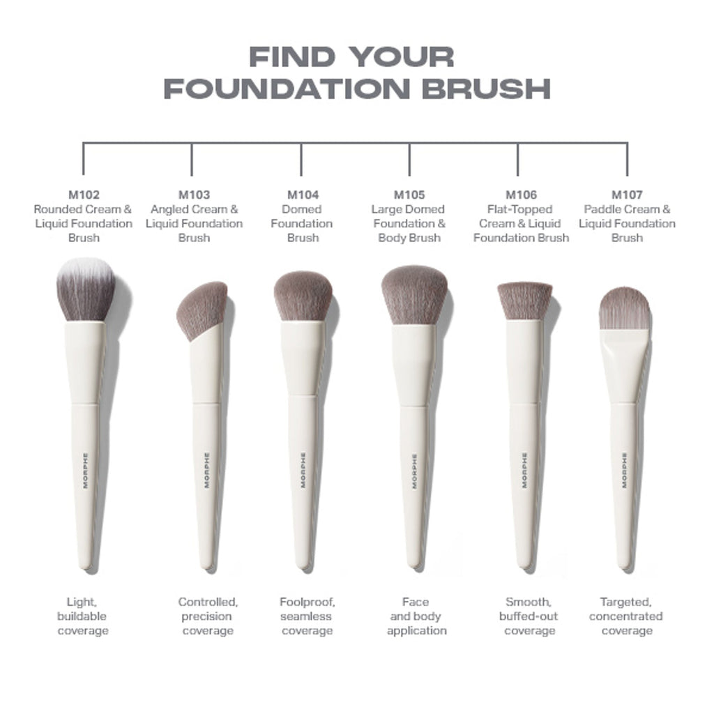 MORPHE M103 Angled Cream & Liquid Foundation Brush | Grocsy