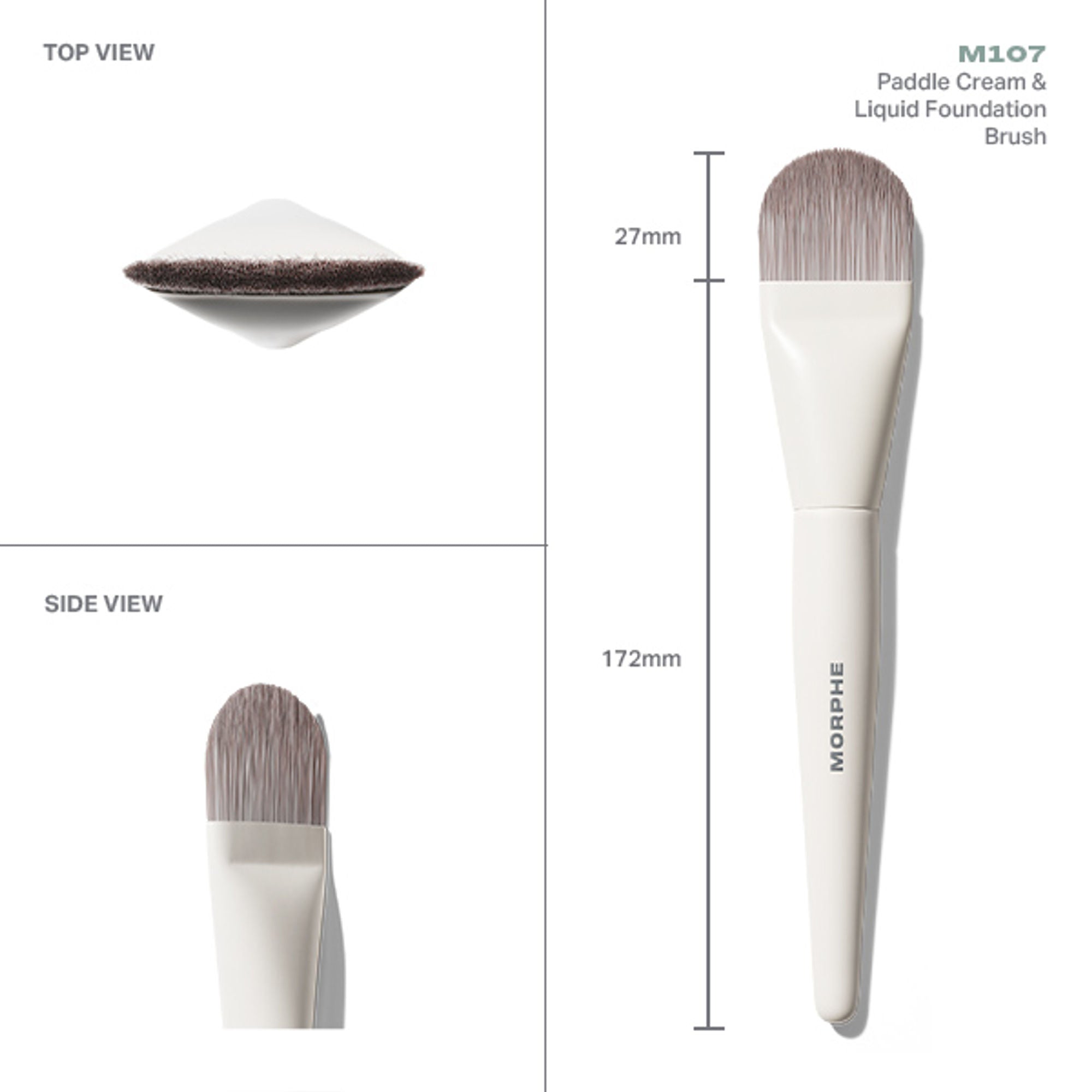 MORPHE M107 Paddle Cream & Liquid Foundation Brush | Grocsy