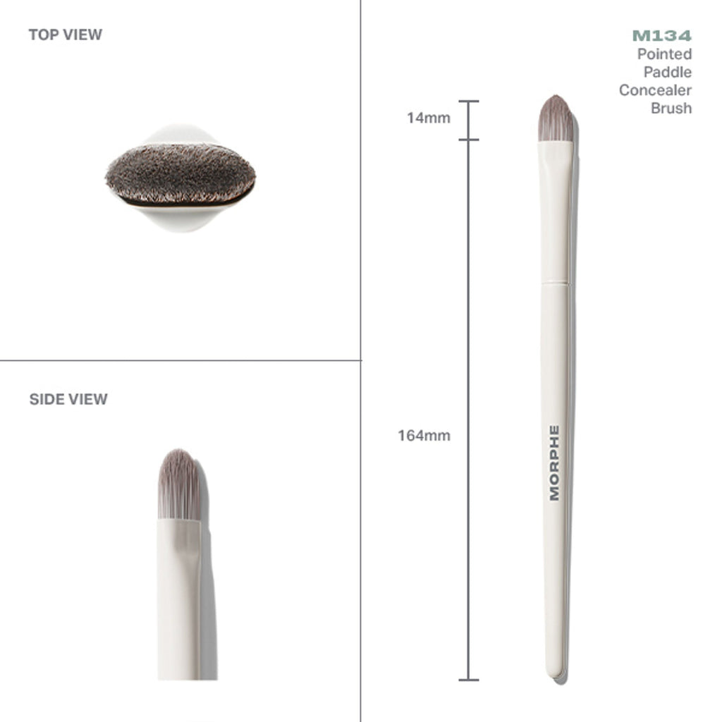 MORPHE M134 Pointed Paddle Concealer Brush | Grocsy