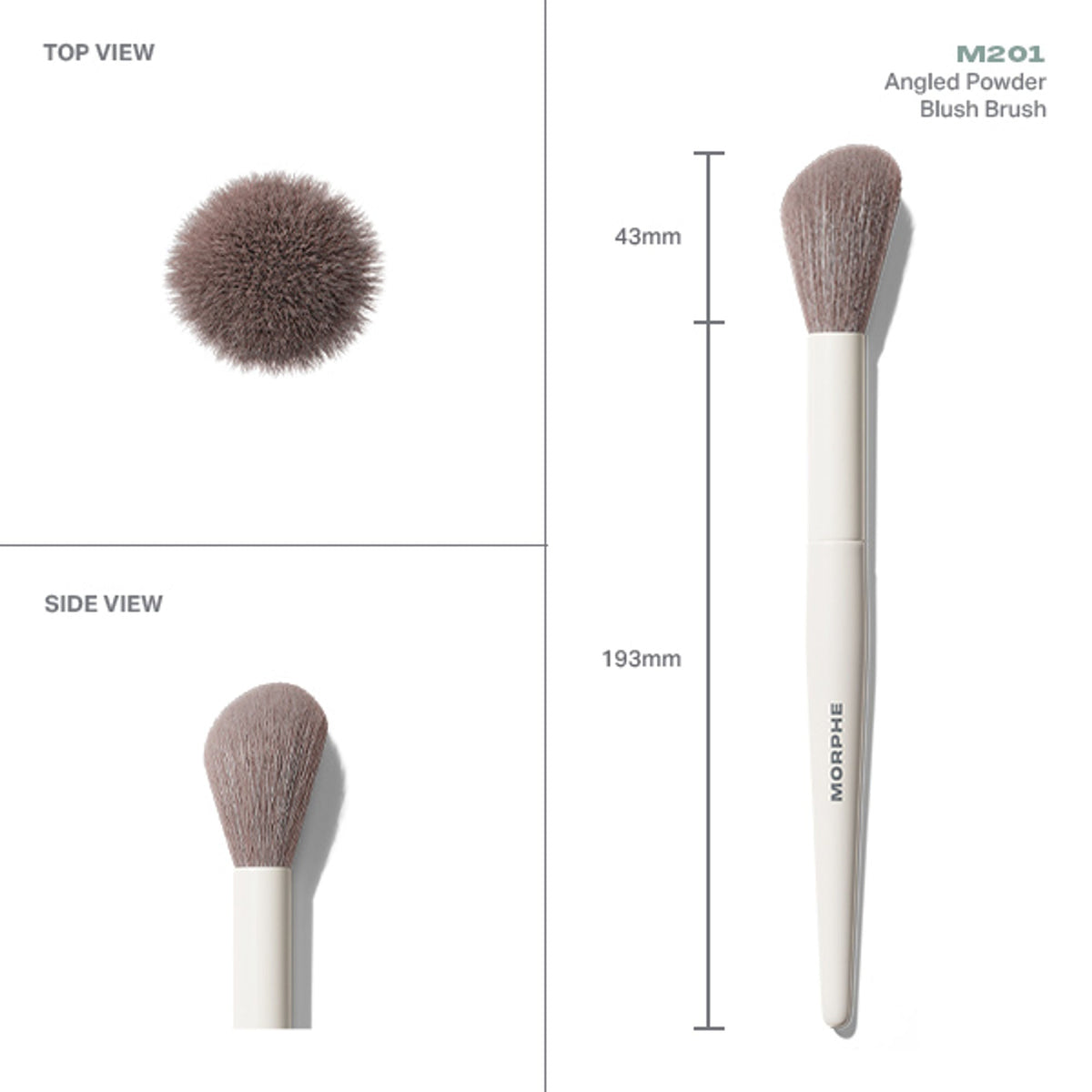 MORPHE M201 Angled Powder Blush Brush | Grocsy