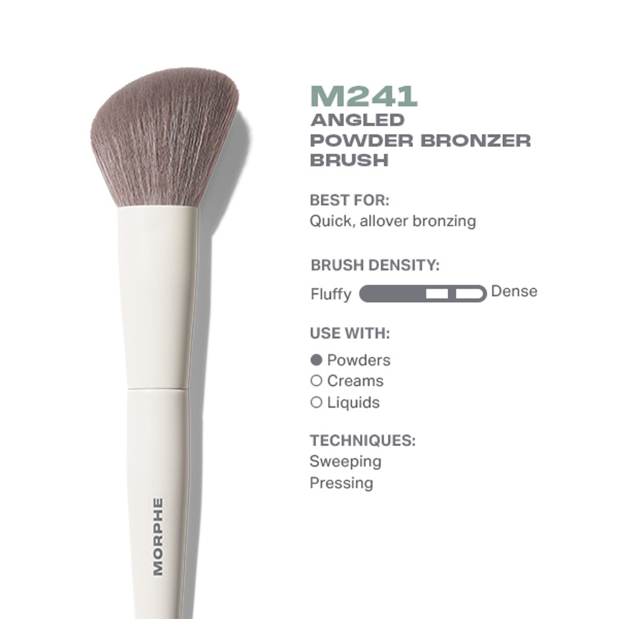 MORPHE M241 Angled Powder Bronzer Brush | Grocsy
