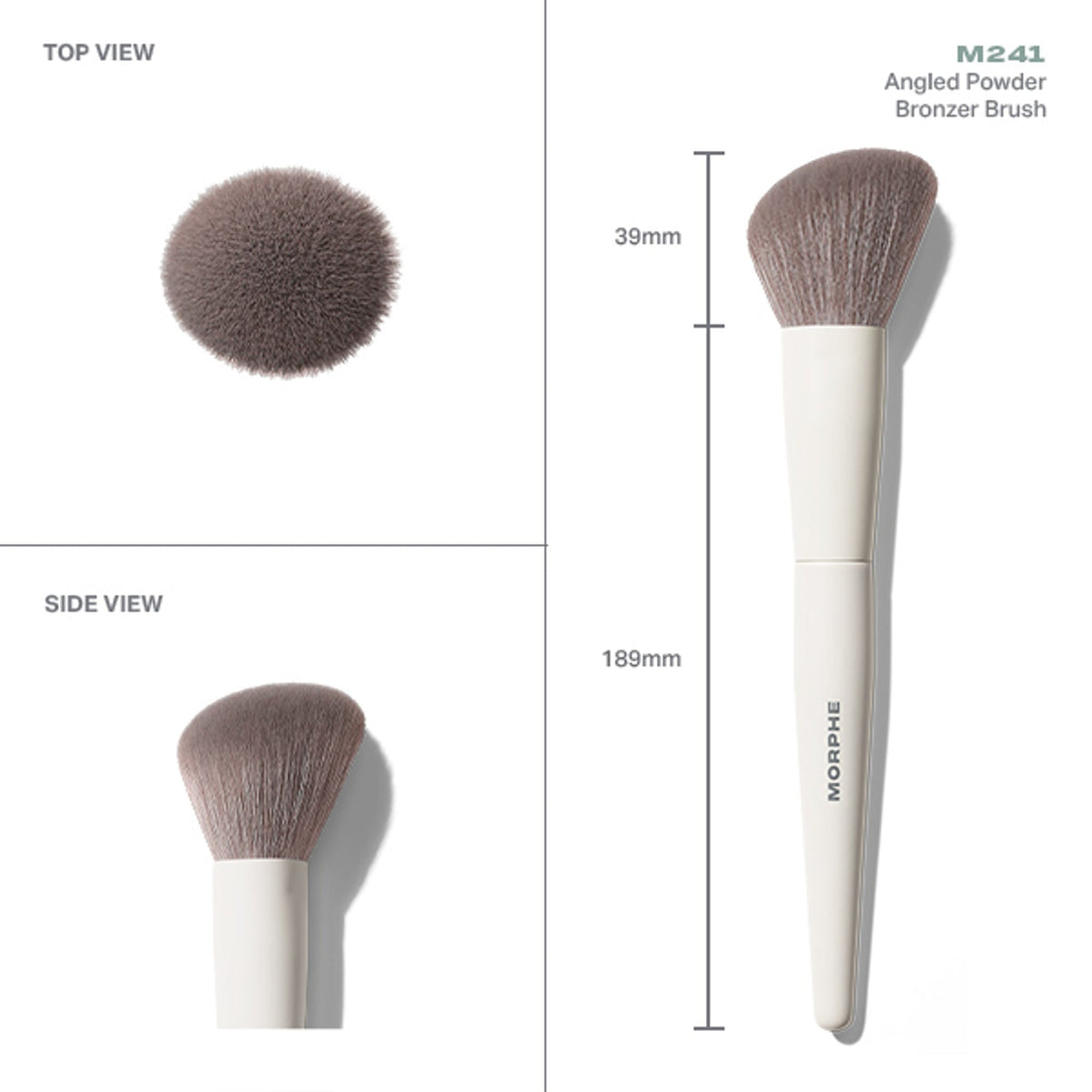 MORPHE M241 Angled Powder Bronzer Brush | Grocsy