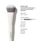 MORPHE M242 Slanted Cream & Liquid Bronzer Brush | Grocsy