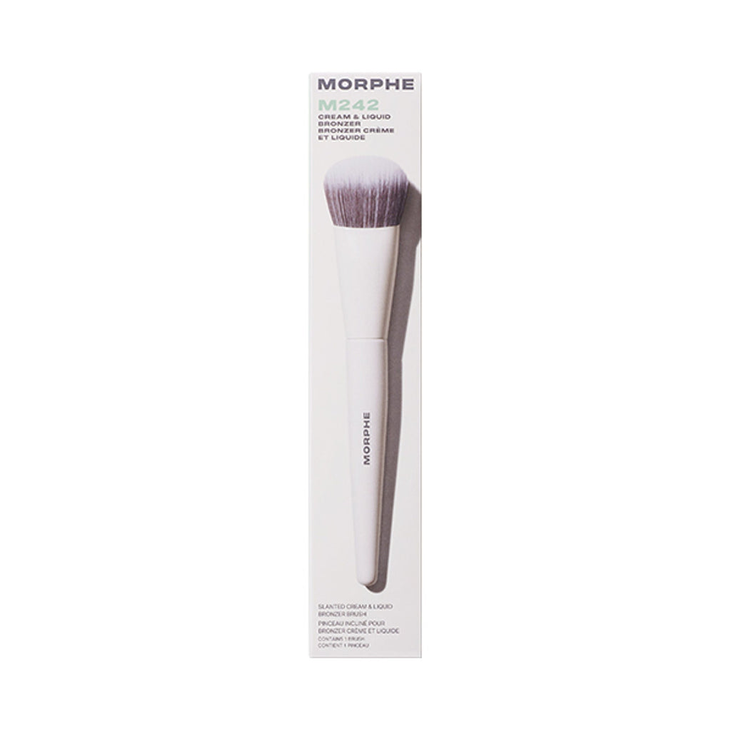 MORPHE M242 Slanted Cream & Liquid Bronzer Brush | Grocsy