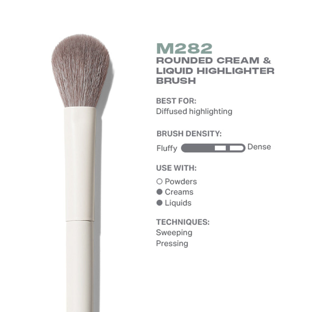MORPHE M282 Rounded Cream & Liquid Highlighter Brush | Grocsy