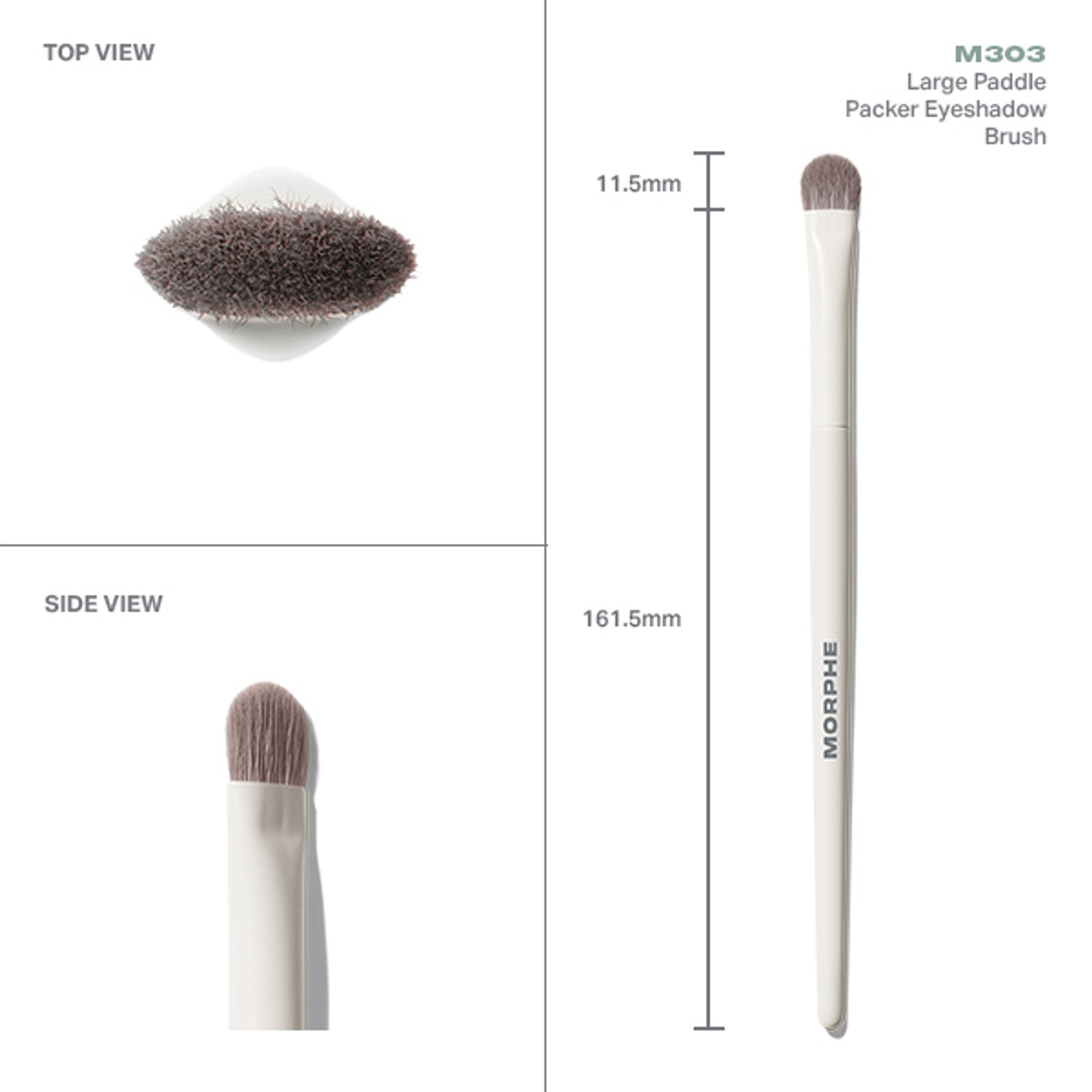 MORPHE M303 Large Paddle Packer Eyeshadow Brush | Grocsy