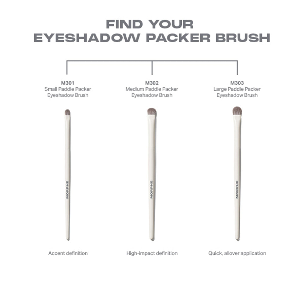 MORPHE M303 Large Paddle Packer Eyeshadow Brush | Grocsy