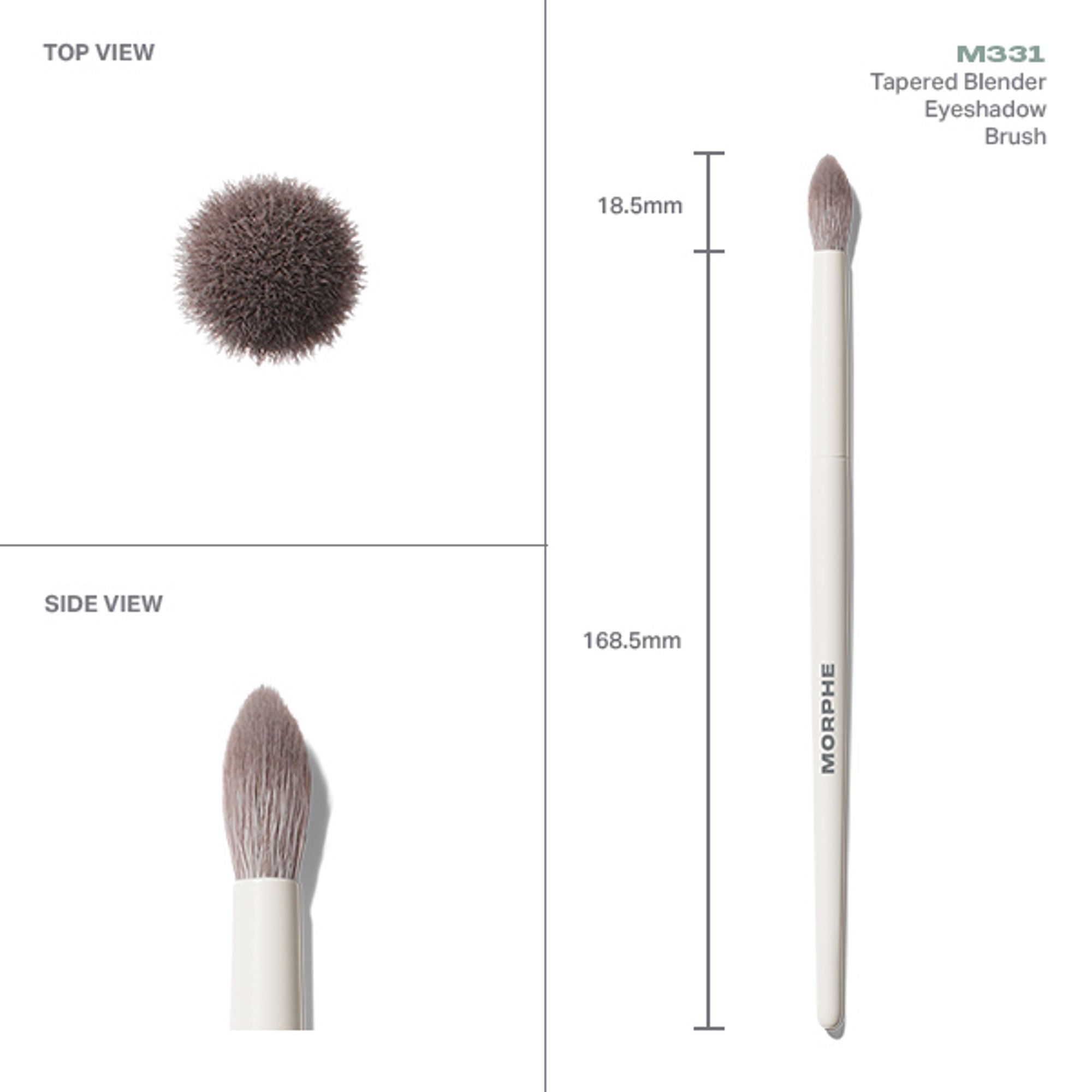 MORPHE M331 Tapered Blender Eyeshadow Brush | Grocsy