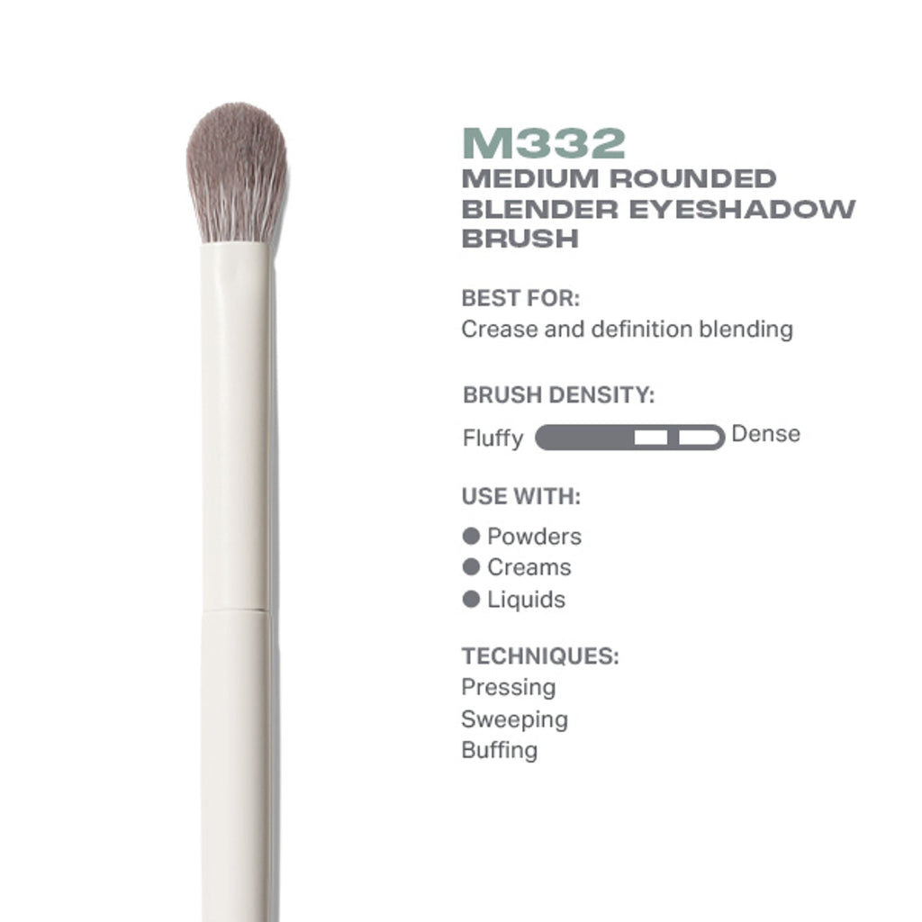 MORPHE M332 Medium Rounded Blender Eyeshadow Brush | Grocsy