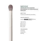MORPHE M332 Medium Rounded Blender Eyeshadow Brush | Grocsy