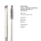 MORPHE M401 Dual Ended Angled Brow Brush & Spoolie | Grocsy