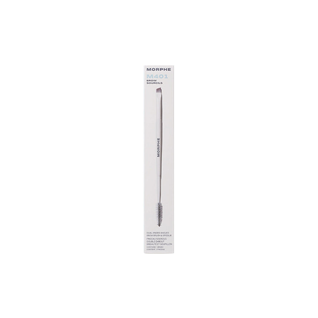 MORPHE M401 Dual Ended Angled Brow Brush & Spoolie | Grocsy