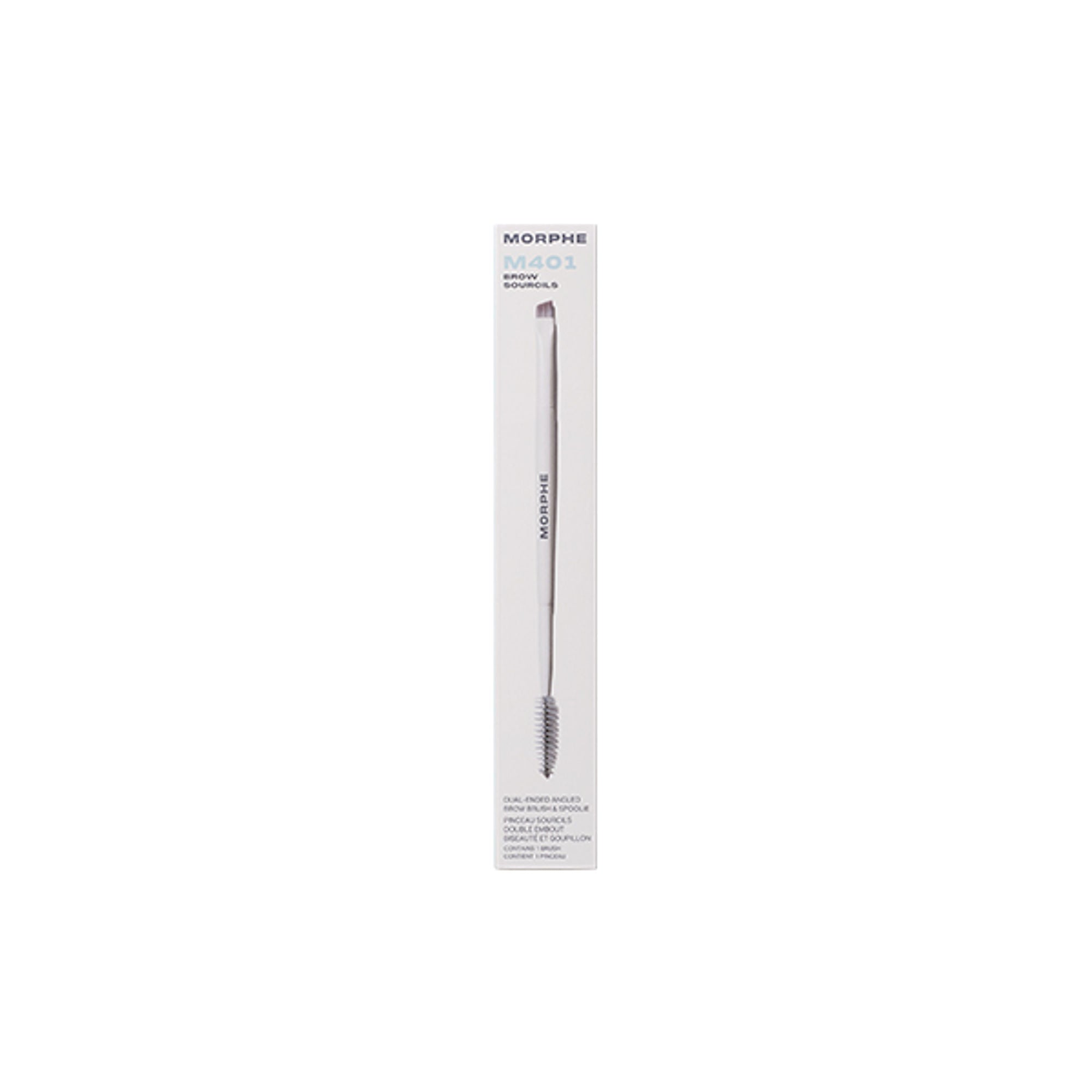 MORPHE M401 Dual Ended Angled Brow Brush & Spoolie | Grocsy