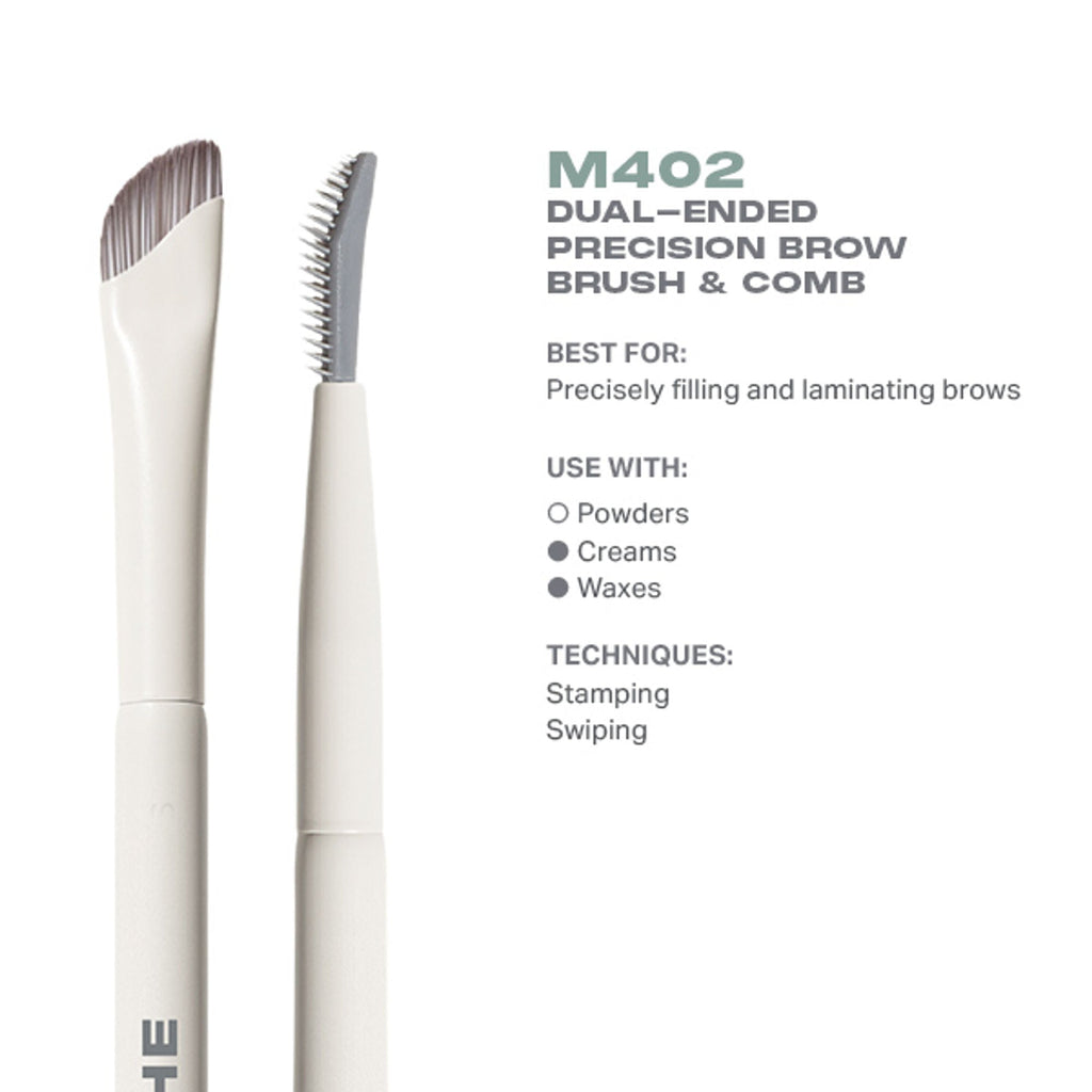 MORPHE M402 Dual Ended Precision Brow Brush & Comb | Grocsy