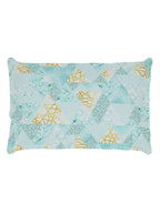 Story@home Blue & Yellow Printed Microfiber 180 TC Bedsheet With Pillow Cover | Grocsy