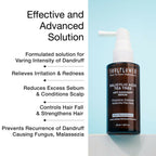 Soulflower Salicylic Acid Tea Tree Anti Dandruff Hair Serum | Grocsy