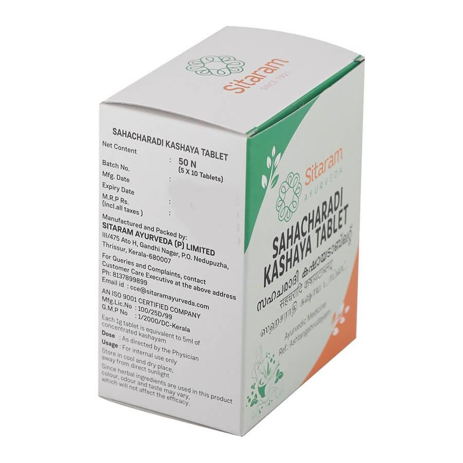 Sitaram Ayurveda Sahacharadi Kashaya Tablet | Grocsy