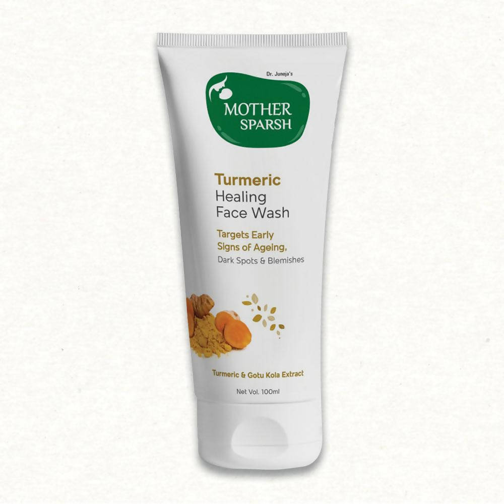 Mother Sparsh Turmeric Healing Face Wash | Grocsy