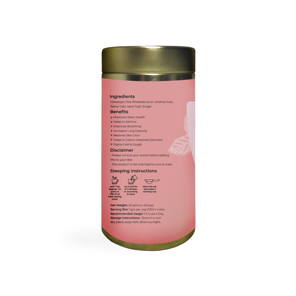 Shuddh Natural Cold Cough Relief Tea Vrinda Floral Tisane | Grocsy