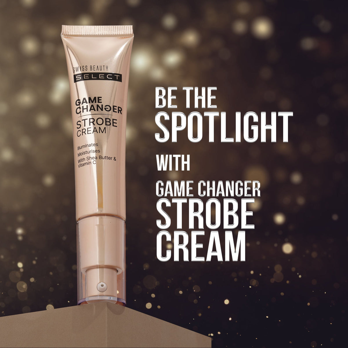 Swiss Beauty Select Game Changer Strobe Cream - 1 Pink Sheen | Grocsy