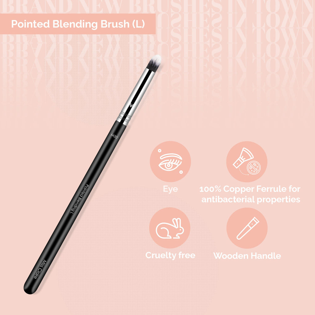 Miss Claire M20 - Pointed Blending Brush (L) - Chrome | Grocsy