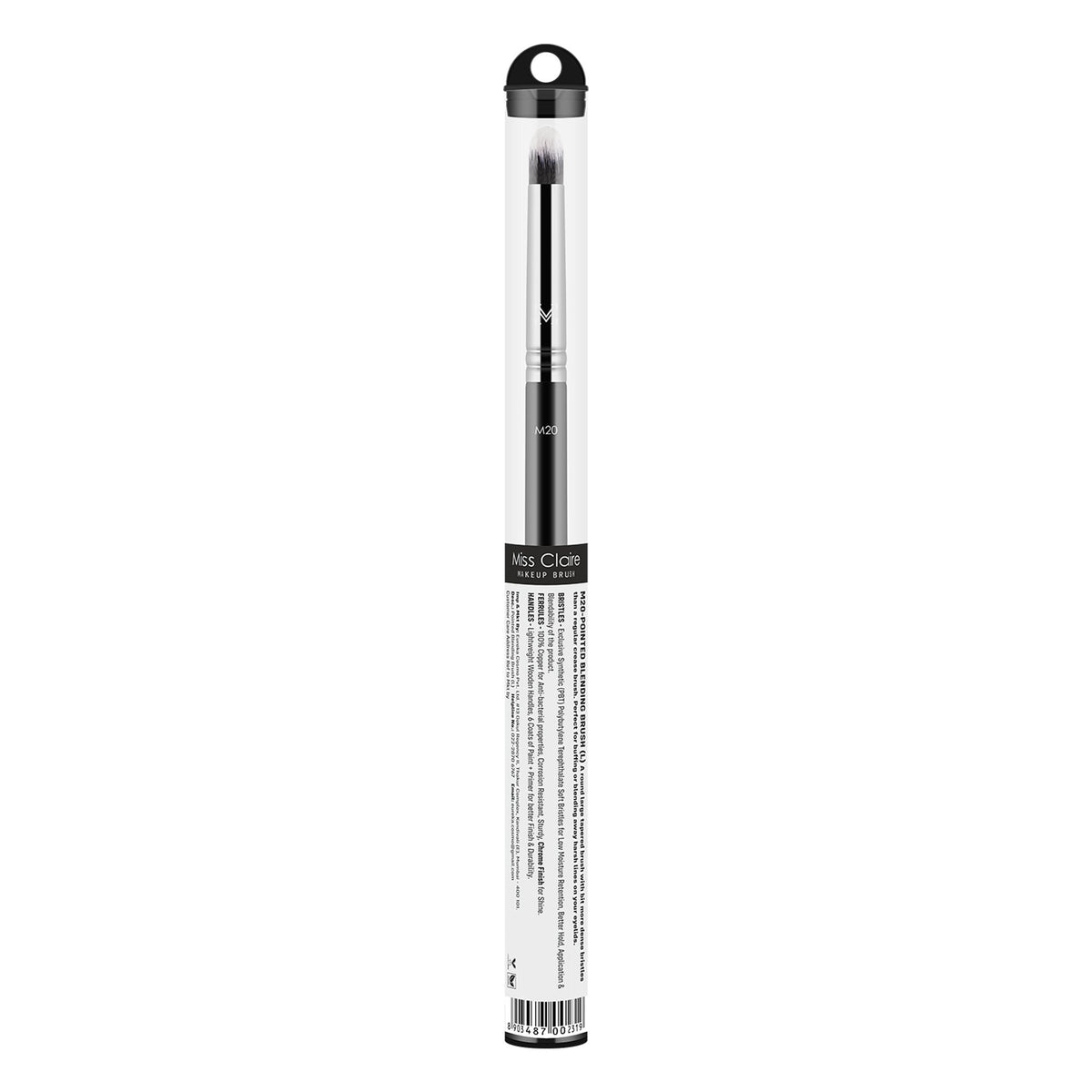 Miss Claire M20 - Pointed Blending Brush (L) - Chrome | Grocsy