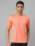 Alcis Round Neck Slim Fit Anti-Static T-Shirt | Grocsy