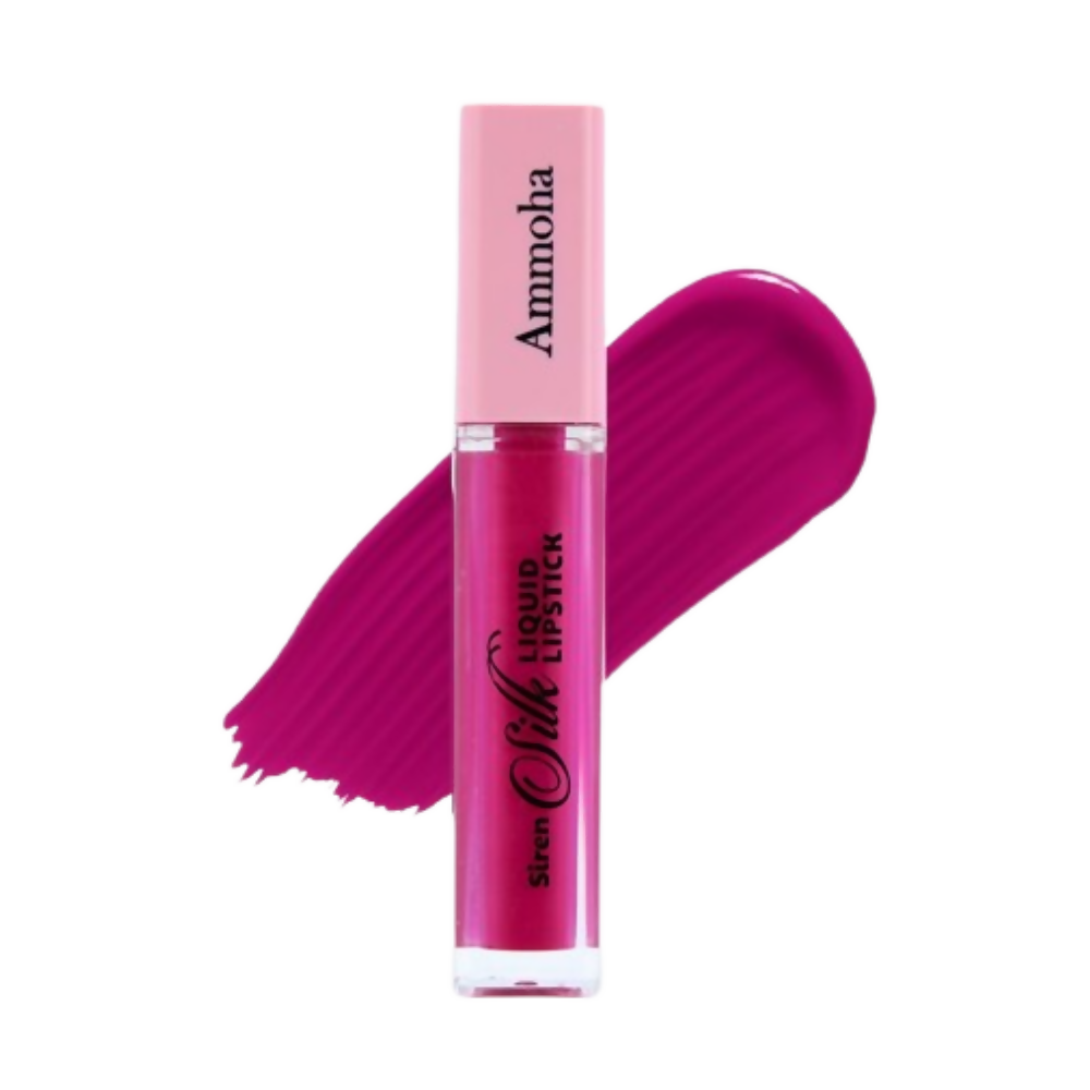 Ammoha Cosmetics Long-Lasting, Matte-Finished Velvet Orchid Color Liquid Lipstick | Grocsy