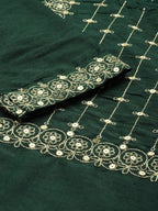 All About You Women Green Kurta with Trousers | Grocsy