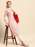 Sangria Women Paisley Printed Gotta Patti Kurta With Trousers | Grocsy