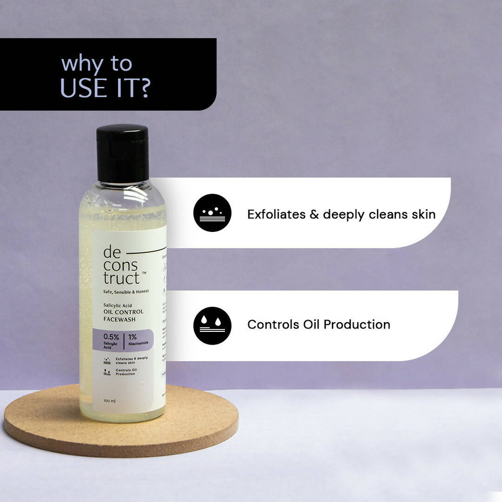 Deconstruct Salicylic Acid Oil Control Face Wash | Grocsy
