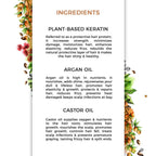 The Organic Forest Keratin, Castor & Moroccan Argan Oil Shampoo | Grocsy