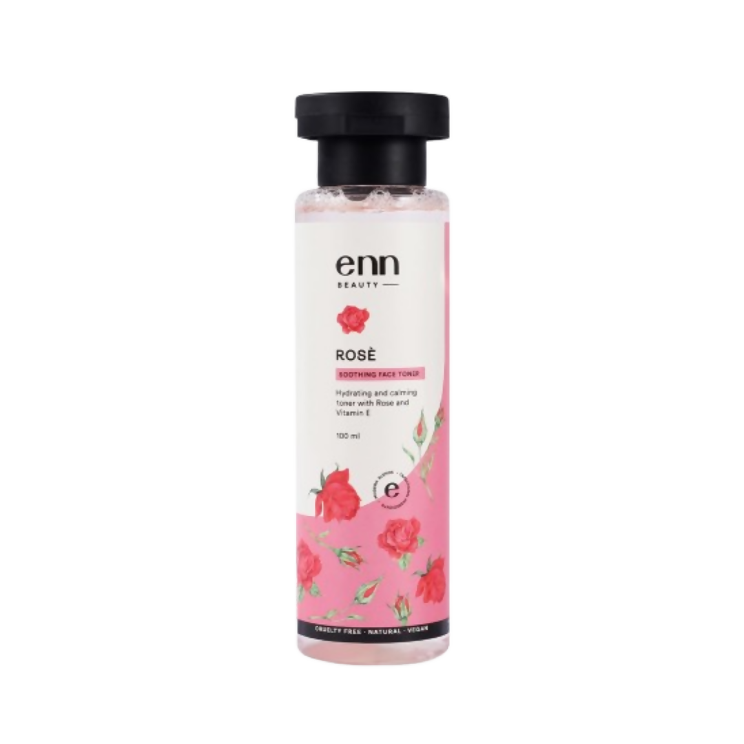 Enn Rose Water Soothing Face Toner With Natural Rose & Vitamin E For Pore Tightening | Grocsy