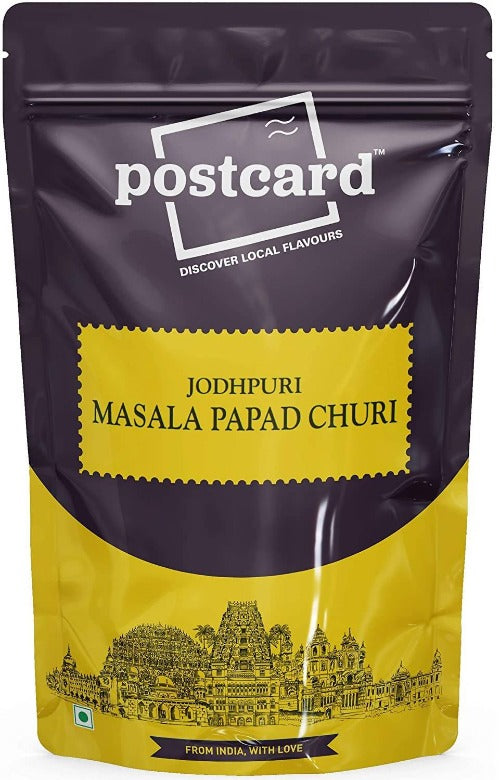 Postcard Jodhpuri Papad Churi | Grocsy