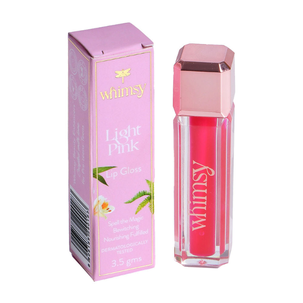 Whimsy Beauty Safe & Organic Non-Sticky Lip Gloss For Teen And Preteen Girls (Light Pink) | Grocsy