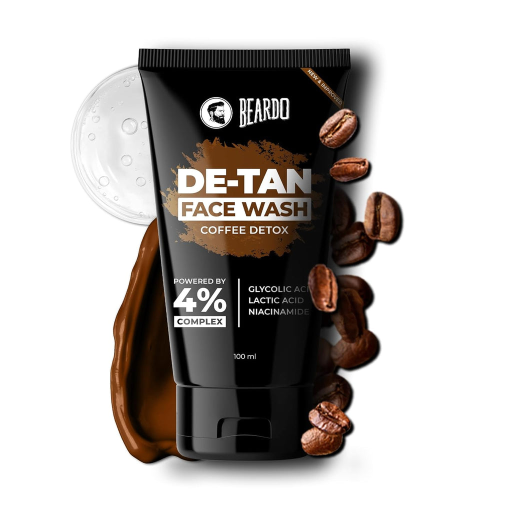 Beardo De-Tan Face Wash Coffee Detox | Grocsy