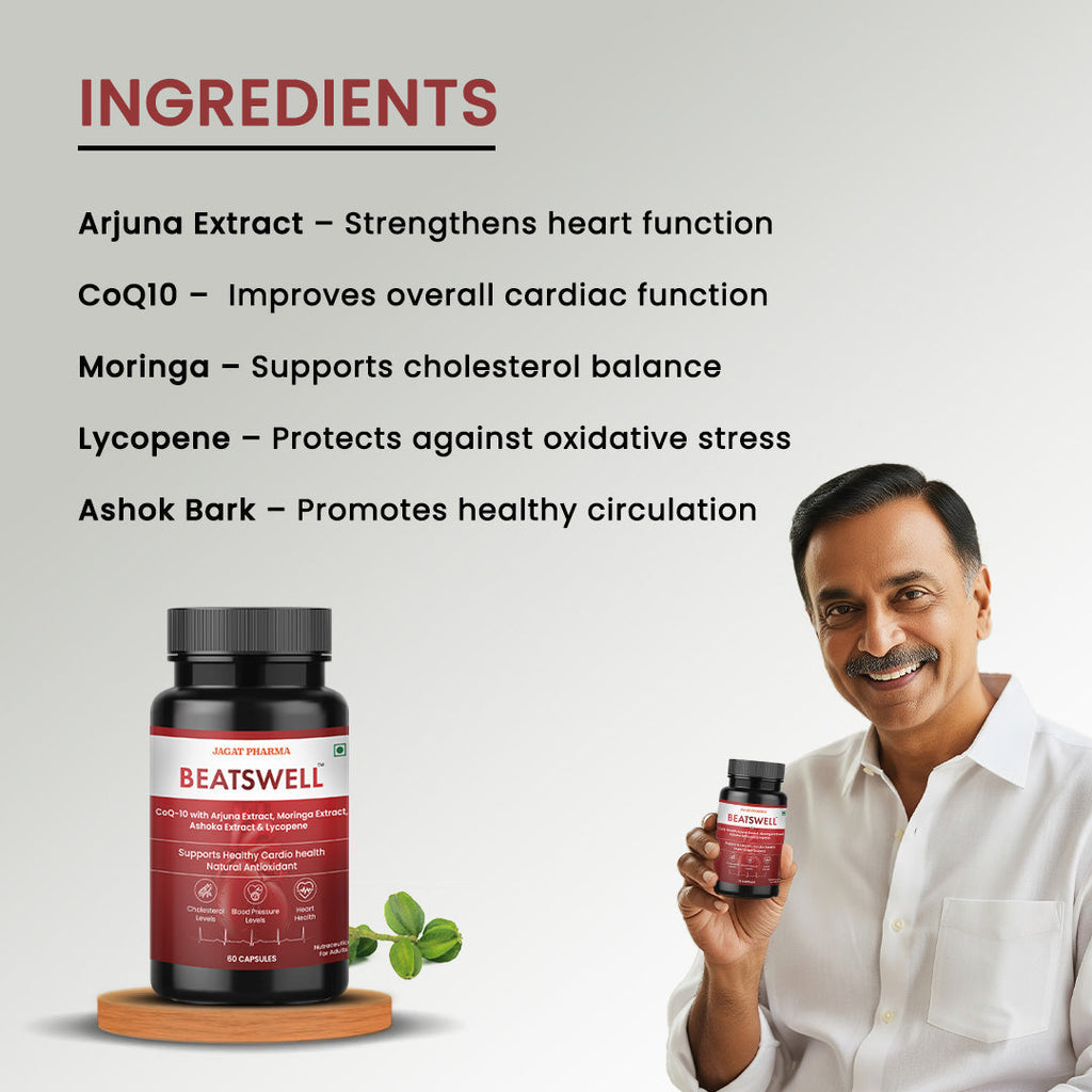 Jagat Pharma Beatswell Capsules for Your Heart’s Daily Dose of Strength | Grocsy
