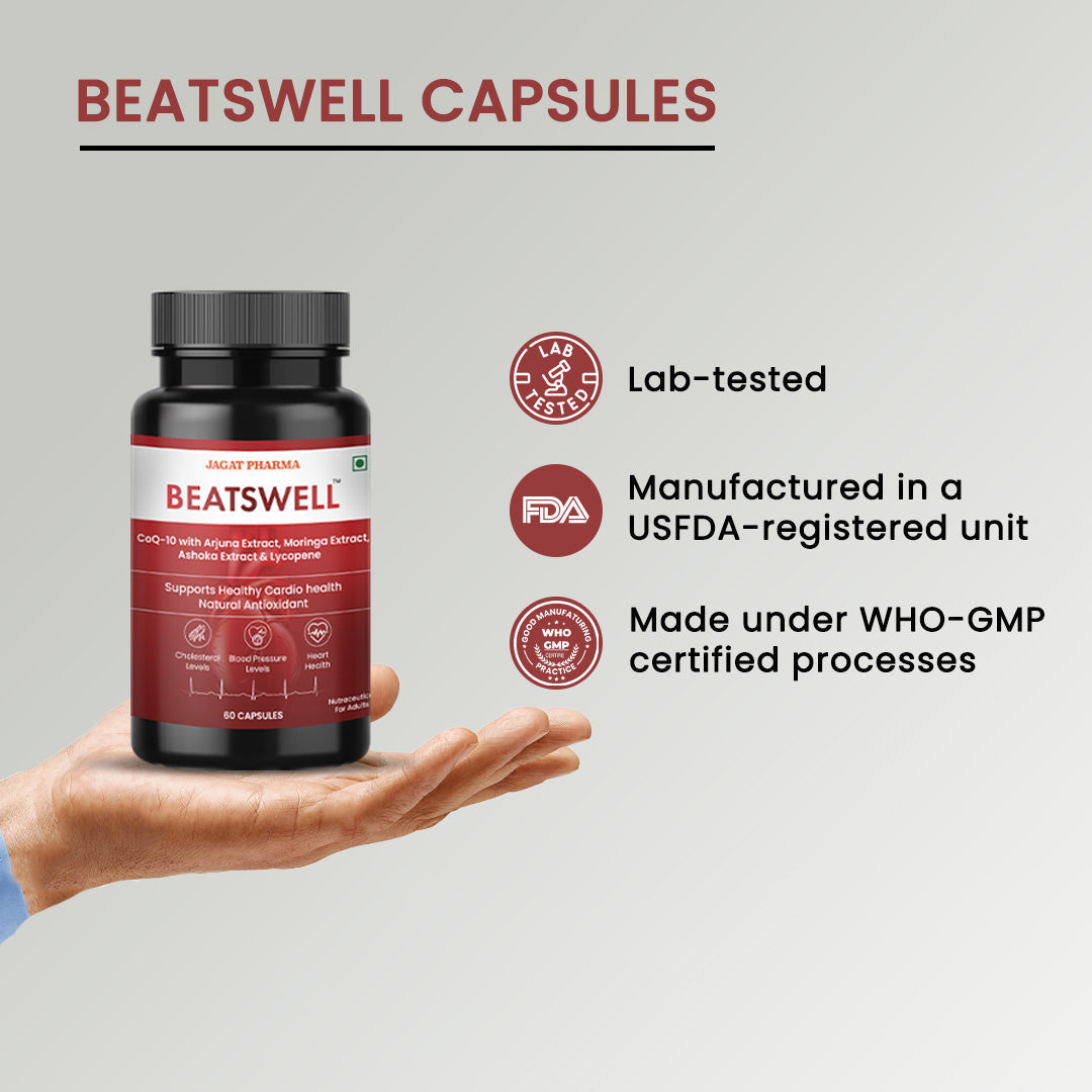 Jagat Pharma Beatswell Capsules for Your Heart’s Daily Dose of Strength | Grocsy