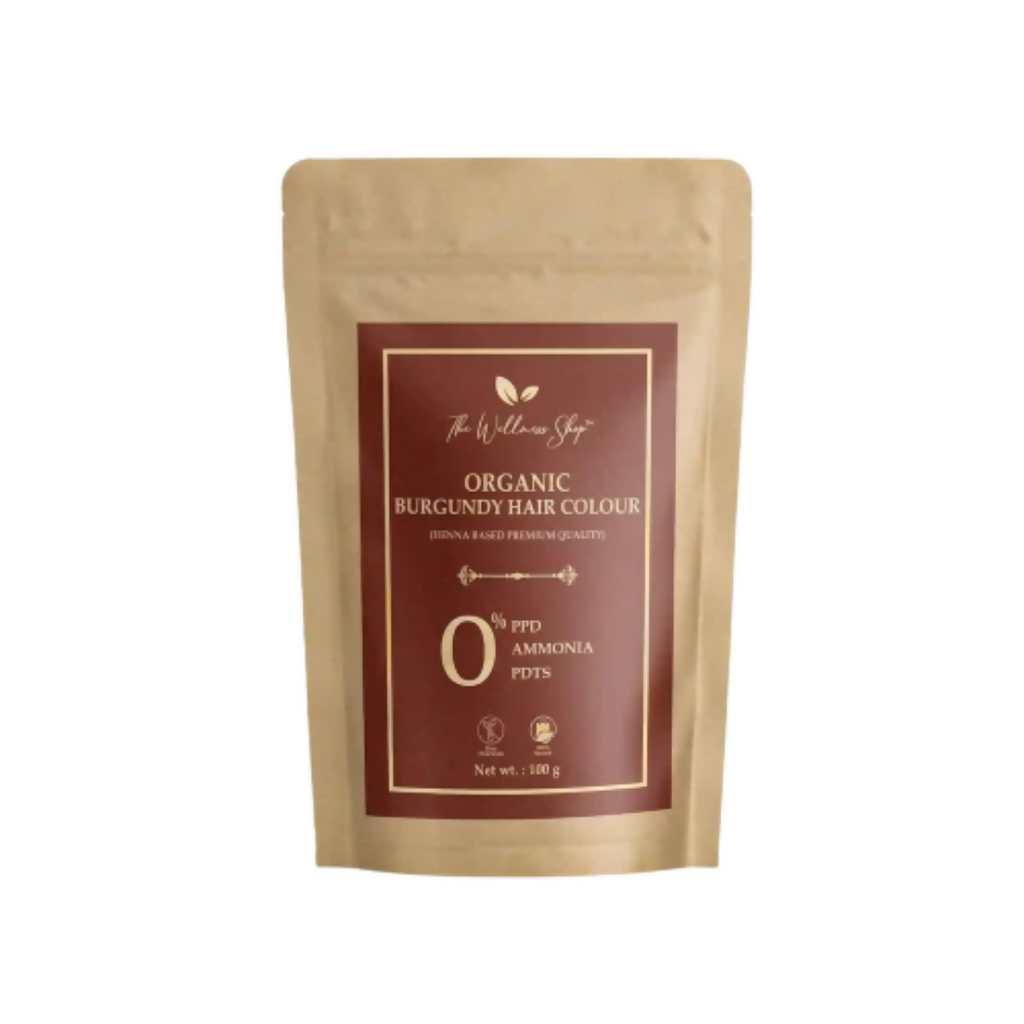 The Wellness Shop Organic Burgundy Hair Colour | Grocsy