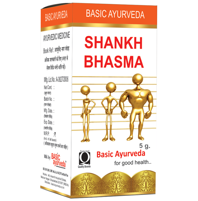 Basic Ayurveda Shankh Bhasma | Grocsy