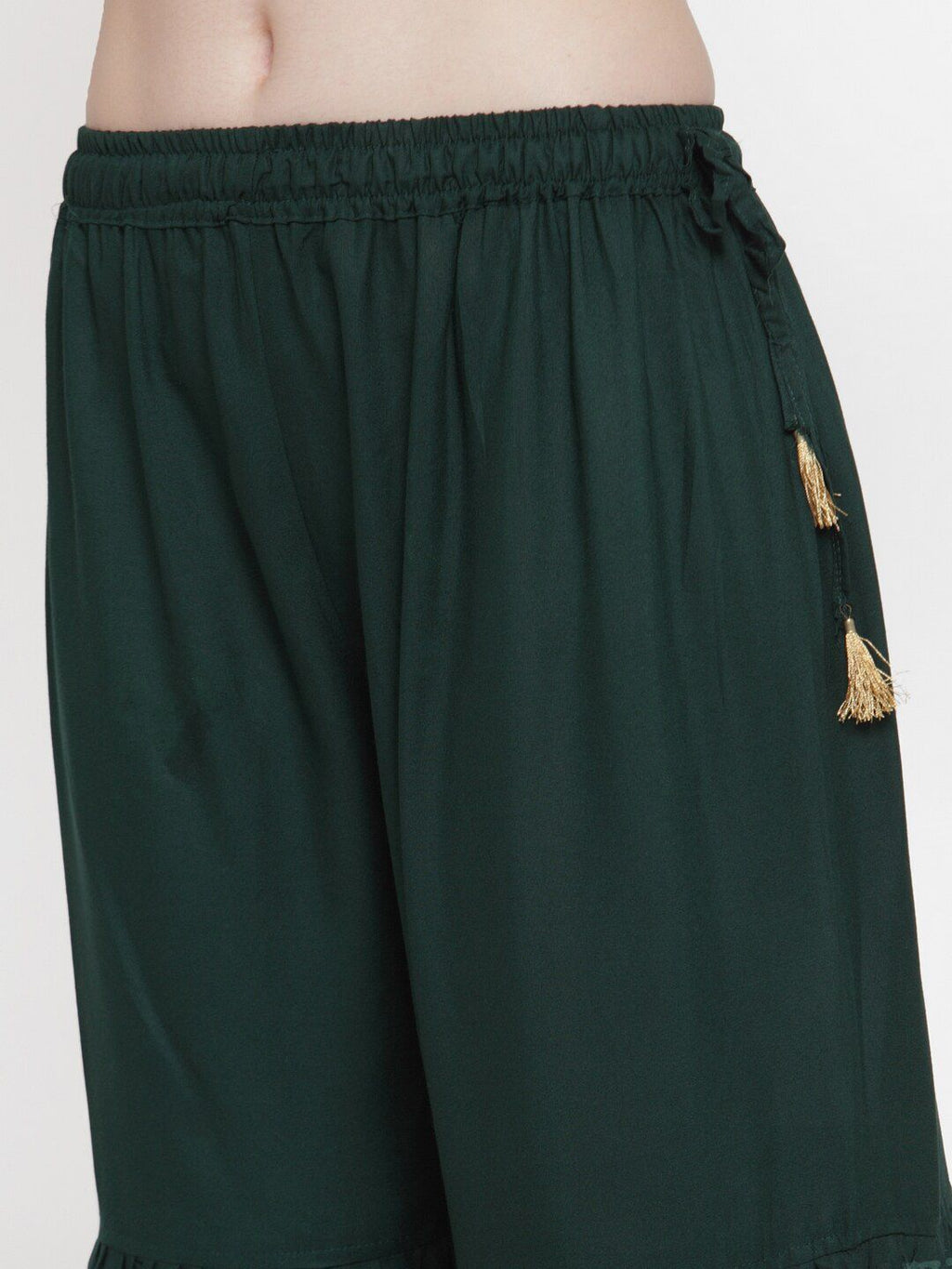 TAG 7 Women Flared Ethnic Palazzos | Grocsy