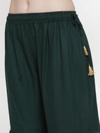 TAG 7 Women Flared Ethnic Palazzos | Grocsy