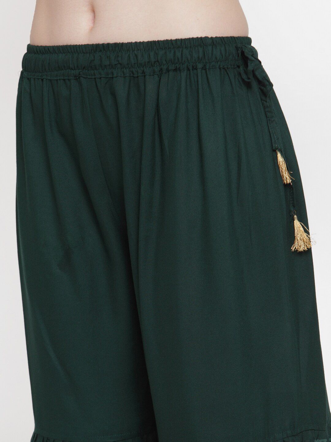 TAG 7 Women Flared Ethnic Palazzos | Grocsy