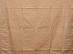 Beige Khadi Cotton Handloom Saree with Temple Border Design - Global Threads | Grocsy