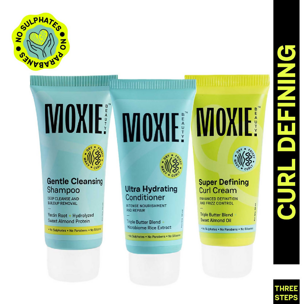 Moxie Beauty Curly Essentials Travel Trio | Grocsy