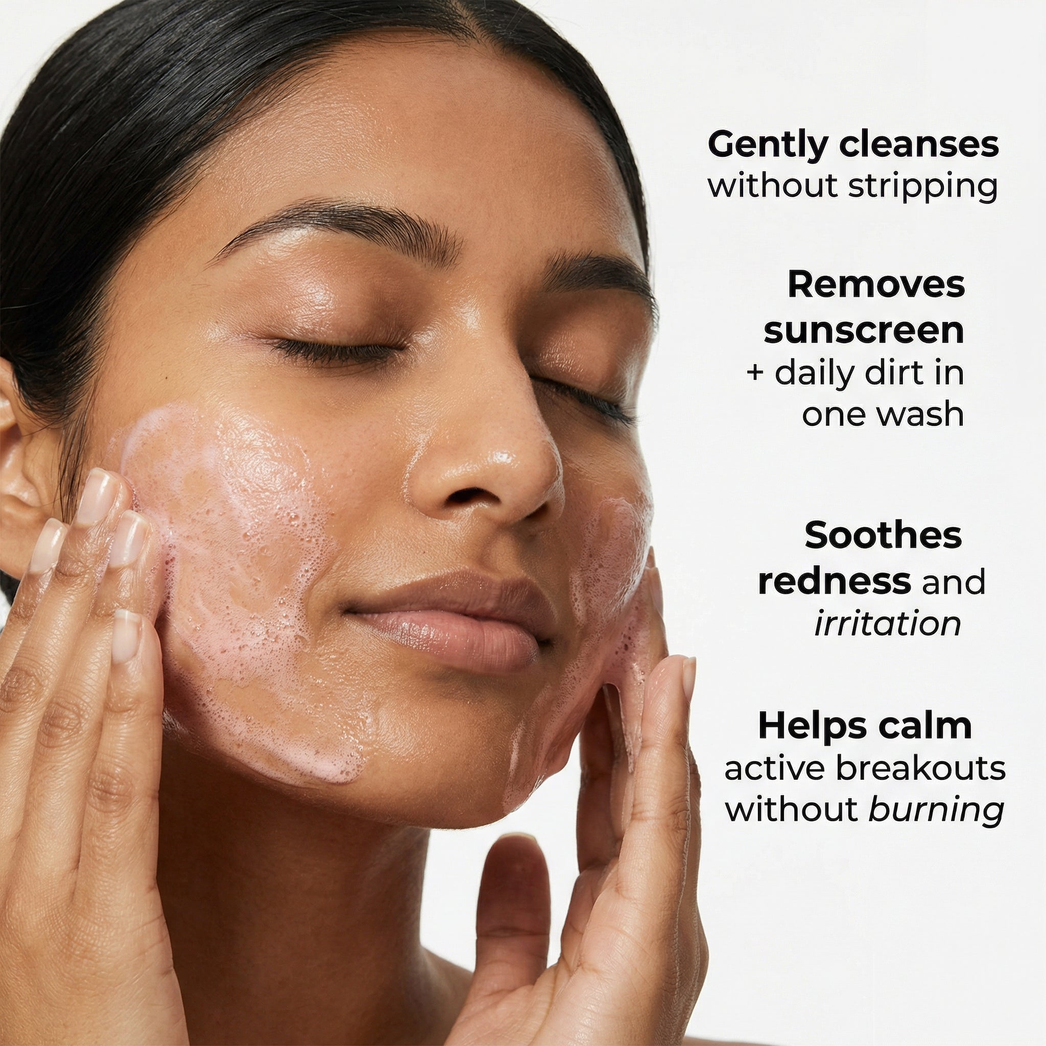 VedicDerm Red Vine Deep Facial Cleanser with Witch Hazel Extract | Grocsy